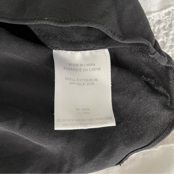 Theory MEDIUM 100% silk V neck tank career office capsule wardrobe - Picture 6 of 6